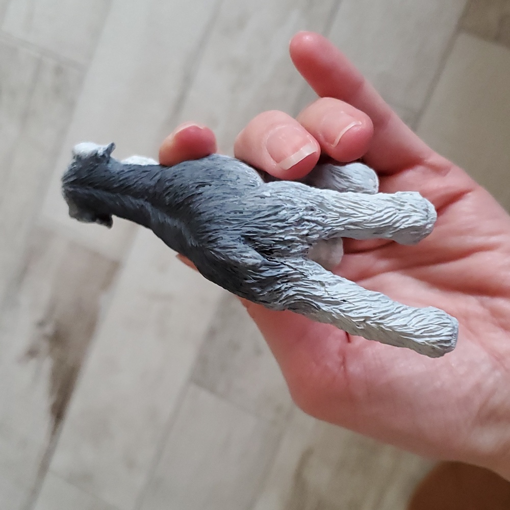 Collectible Schnauzer Dog Figurine Stone Cast Resin - Picture 5 of 8
